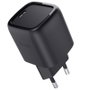 CARGADOR PARED/VIAJE USB-C 30W MAXO NEGRO TRUST